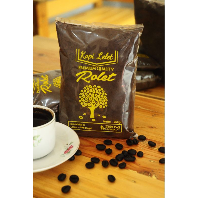 

Kopi Lelet Rolet / Kopi Hitam 100%