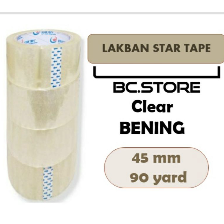 

1.1 Promo Brand LAKBAN ( 6 PCS ) CLEAR BENING (PUTIH), BENING & COKLAT LENGKET STAR TAPE KUALITAS TERBAIK MURAH 90 YARD X 45MM (2INCH) #lakban #isolasi #selotip #tapeperekat #pengikatpelengket #lakbanmurah #lakbanopp #lakbankualitasterbaik #perlengkapank
