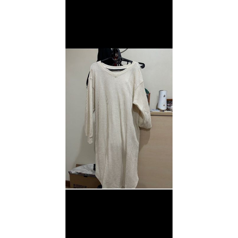 waffle tunik uniqlo
