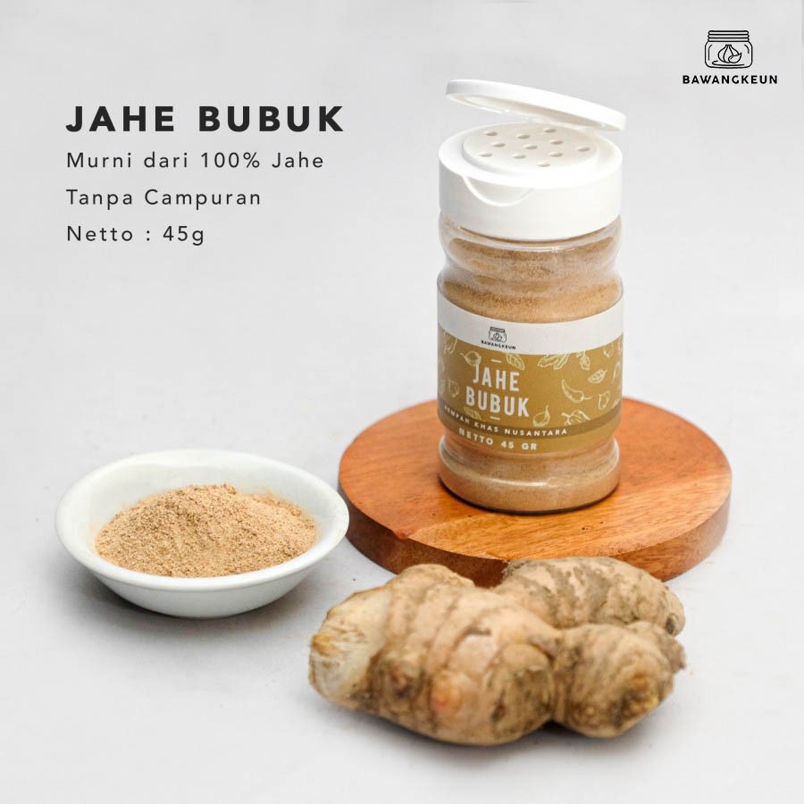 

Jahe Bubuk 45gr by Bawangkeun Ginger Powder Bumbu Masak Rempah Dapur