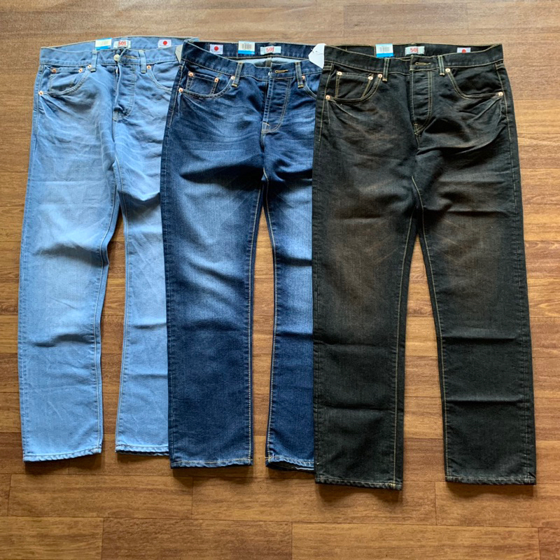 CELANA JEANS PANJANG 501 JAPAN PREMIUM FULL STRAIGHT