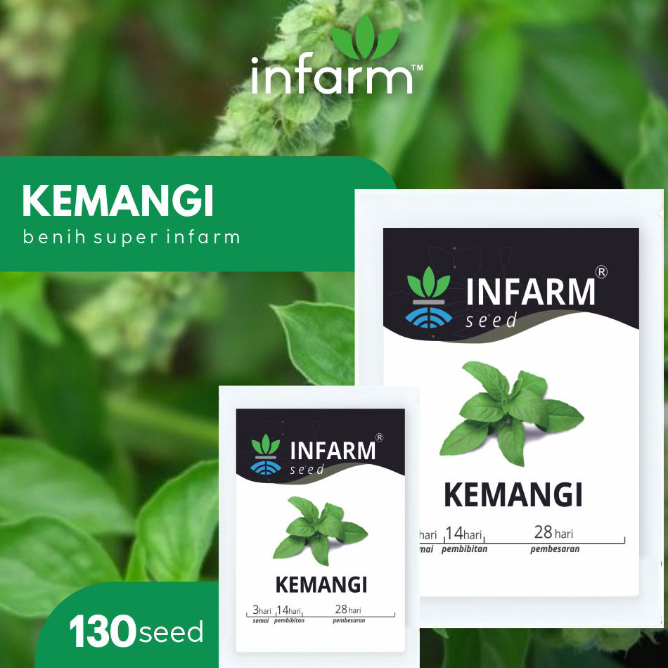 XRRT1727 INFARM - Benih Bibit Biji Super Daun Kemangi