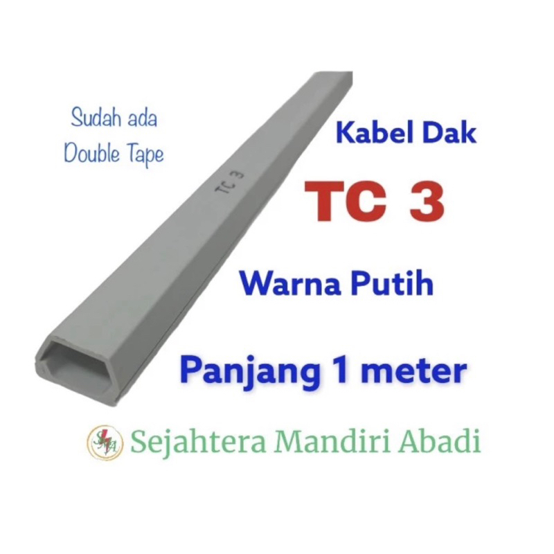 Kabel Dak Duct TC 3 Putih Panjang 1 Meter