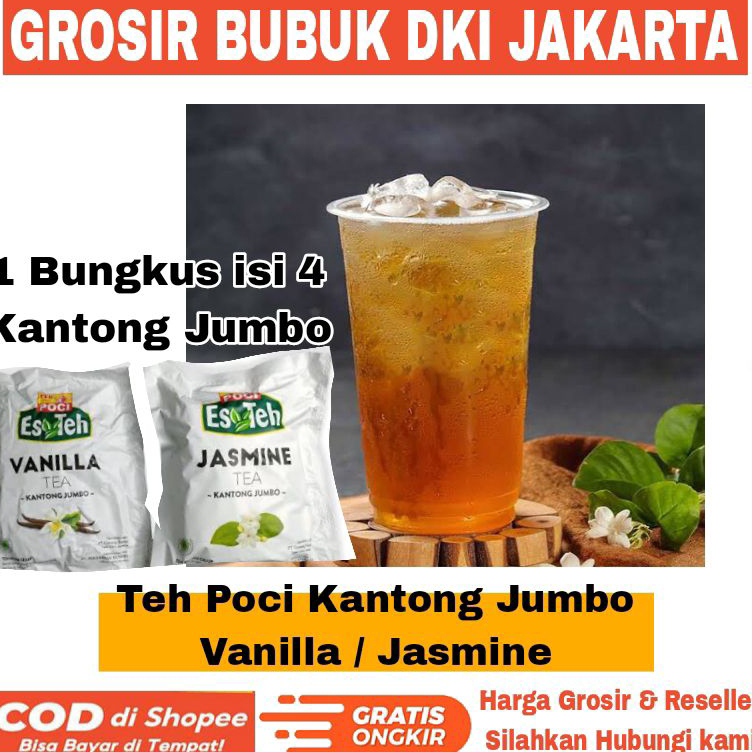 

GWMZ3542 Es Teh P0Cl Jasmine Vanilla 4 Kantong Usaha Es Pinggir Jalan