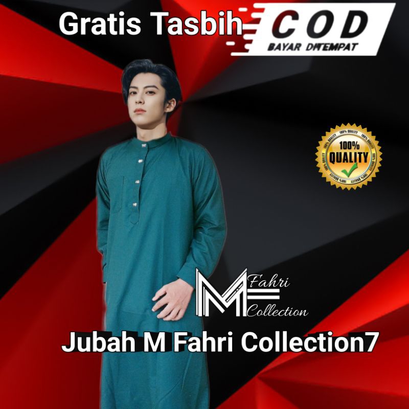 Cod Jubah Gamis pria dewasa lengan panjang kancing import pria muslim fashion muslim