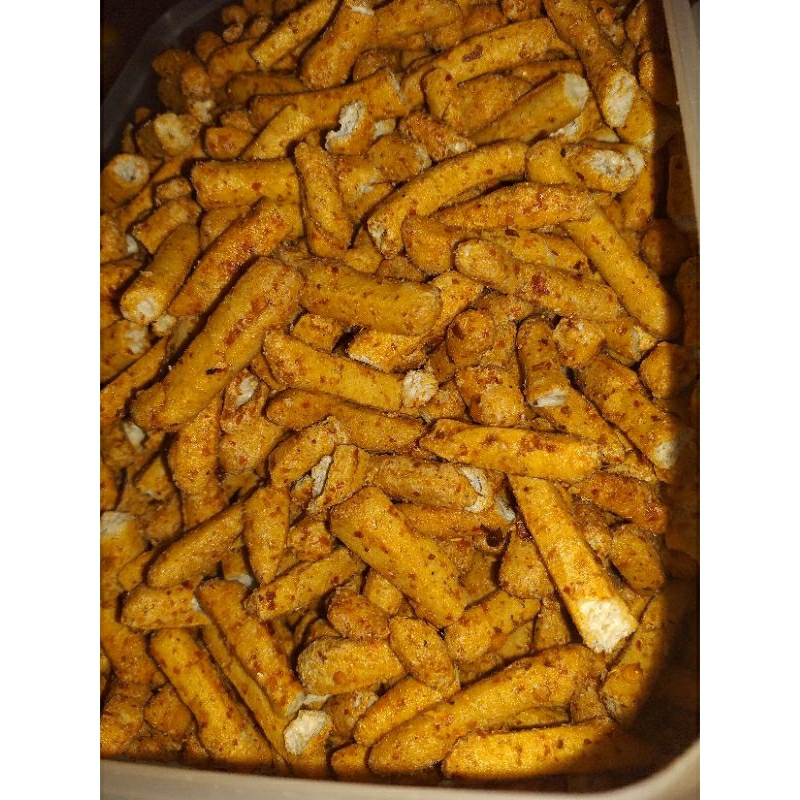 

stik basreng ikan pedas daun jeruk tidak keras