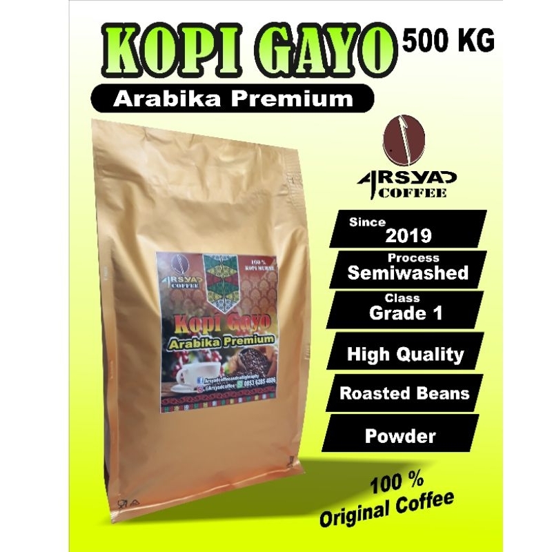 

KOPI ARABIKA Premium 500 gr, jaminan mantap dan bikin ketagihan