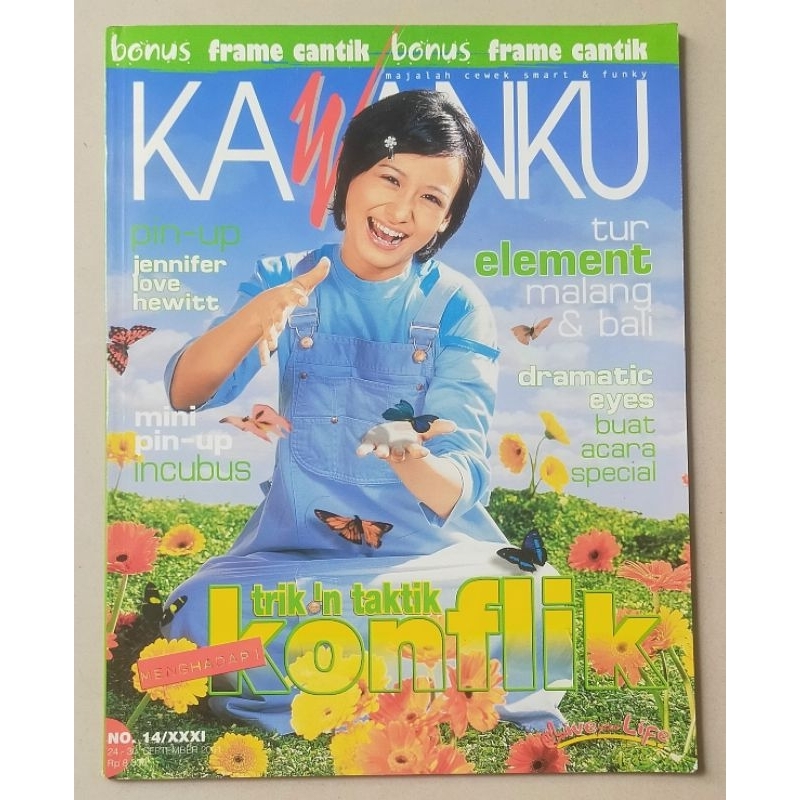 Majalah Kawanku 24 September 2001 : Cover Patris - Interview Dian Sastro