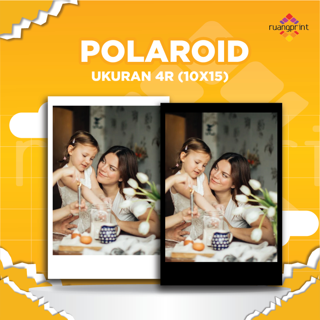 foto 4R / cetak foto 4R / foto polaroid / foto keluarga / cetak foto sehari jadi
