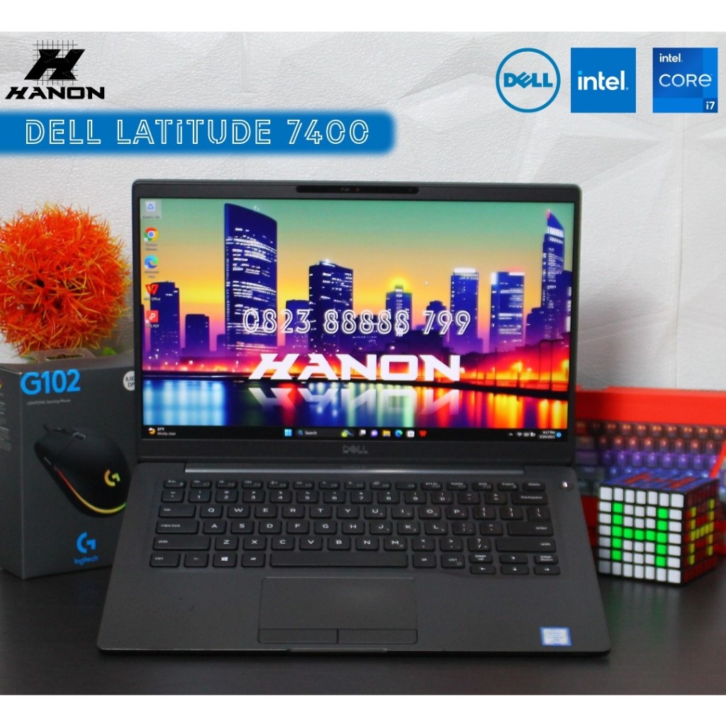 Laptop Dell Latitude 7400 Ultrabook Professional 14INCH FHD Touch Core i7-8665U Ram 16 SSD 256 Berag