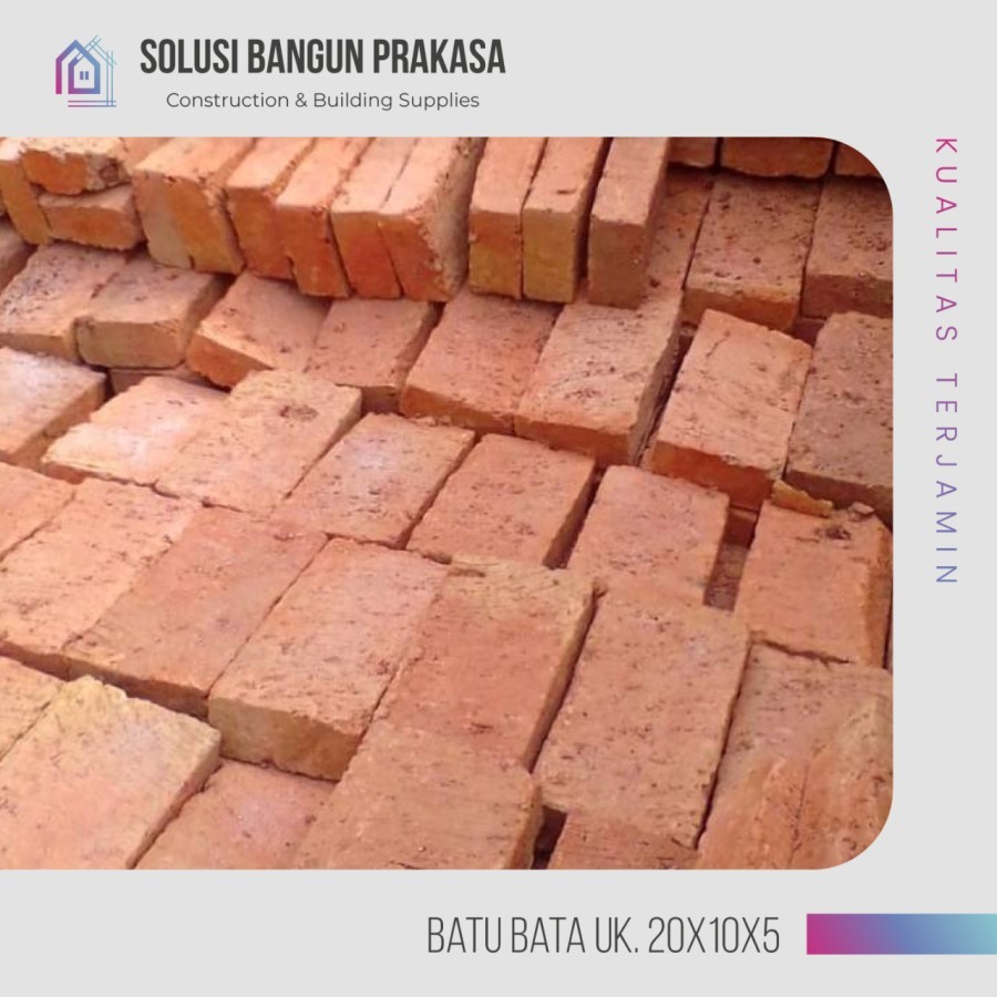 Batu Bata Merah Uk.20x10x5 - JAKARTA BARAT