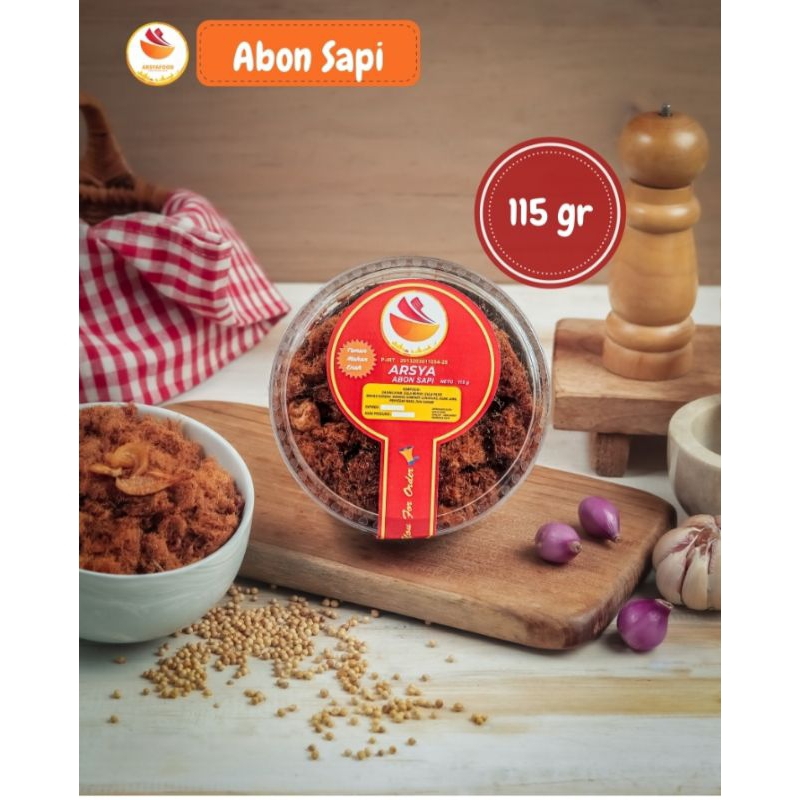 

abon sapi ARSYA kemasan topless