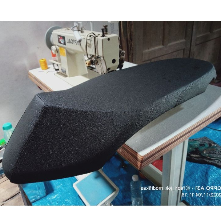 Jok Scoopy FI roadrace Kulit Amplas Pasir Anti Slip-Jok scoopi road race amplas