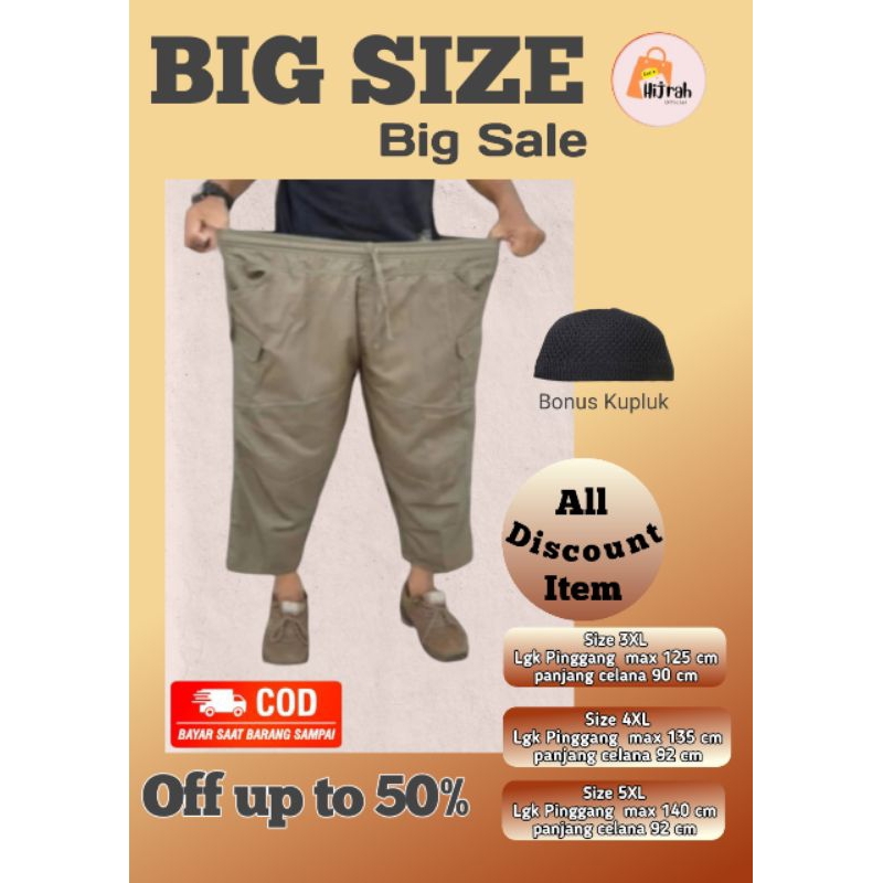 CELANA SIRWAL JUMBO SIRWAL CARGO JUMBO SIRWAL BIG SIZE XXXL