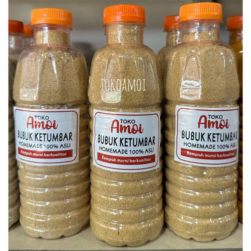 

Tepung Ketumbar / Ketumbar Bubuk Sangrai 100% ASLI Toko Amoi 165gr