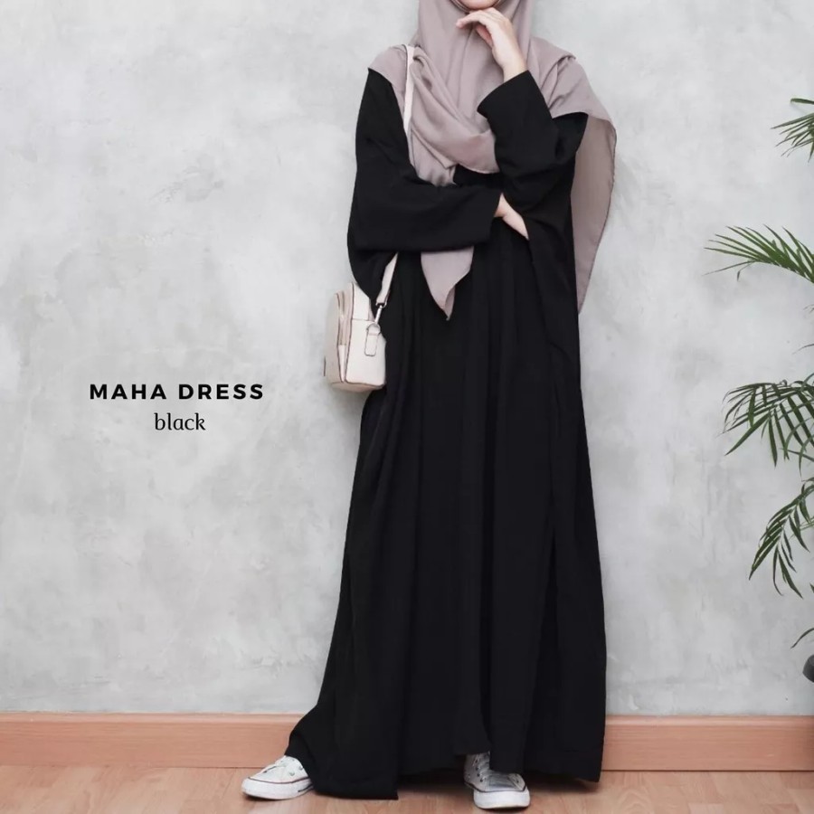 baju gamis wanita terbaru 2023 viral syari pengajian long dress muslimah korean style lebaran 2024 Gamis remaja dewasa ibu ibu premium terlaris polos jumbo S8L5