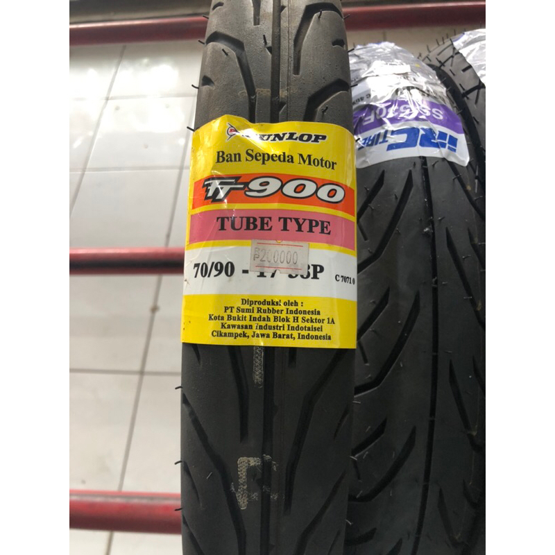 Dunlop TT900 70/90-17 tube type