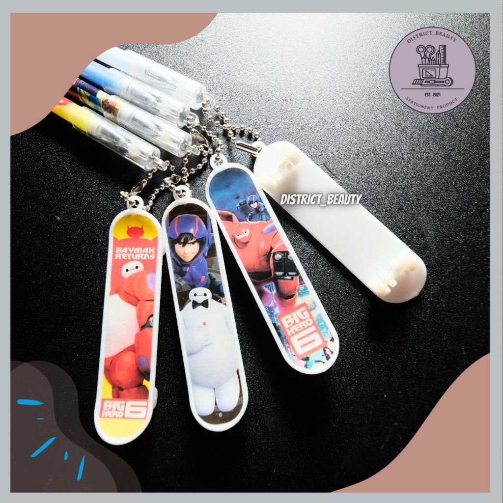 

PULPEN GANTUNGAN SKATEBOARD BAYMAX PULPEN GEL BAYMAX PULPEN LUCU TERMURAH
