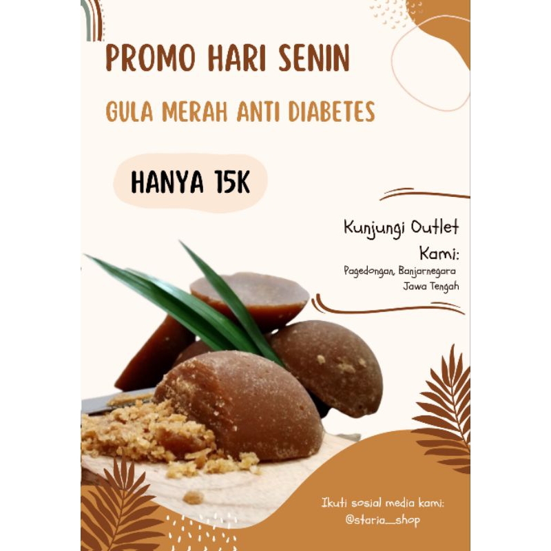 

Gula Merah Anti Diabetes Asli Banjarnegara