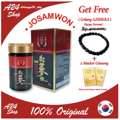 PROMO JOSAMWON Premium ORIGINAL 100% Extract Ginseng Merah Korea ORIGINAL 100%