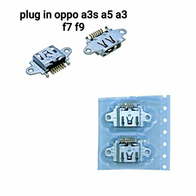 CONECTOR CAS PLUG IN OPPO A3S A5 A3 F7 F9 ORI