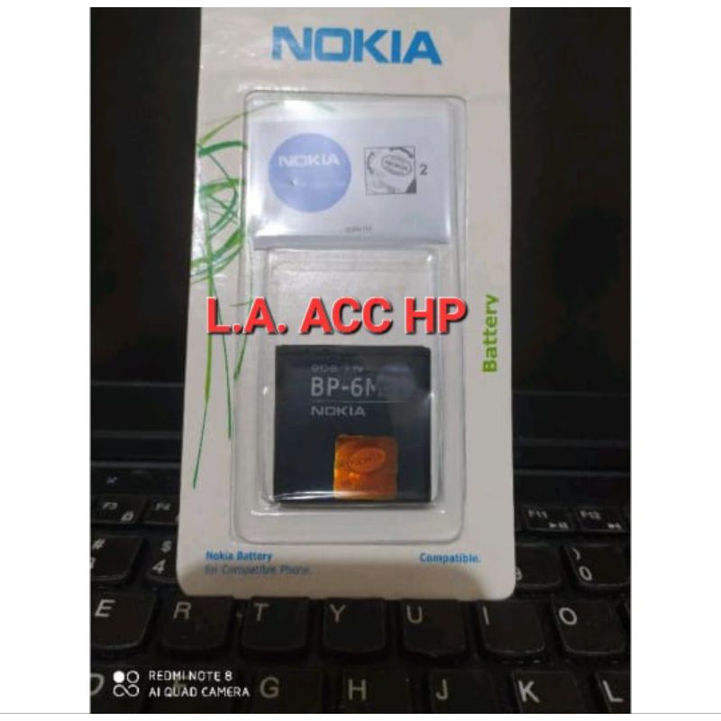 Baterai Nokia N73 music edition N77 N93 BP6M BP-6M Original Batre Batrai HP