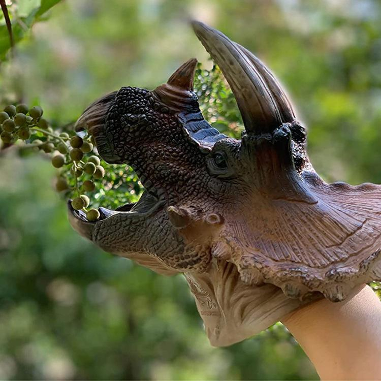 COD New Canna Hand Puppet Dinosaurs Head Edition Dino Dionosaurus Mainan Anak