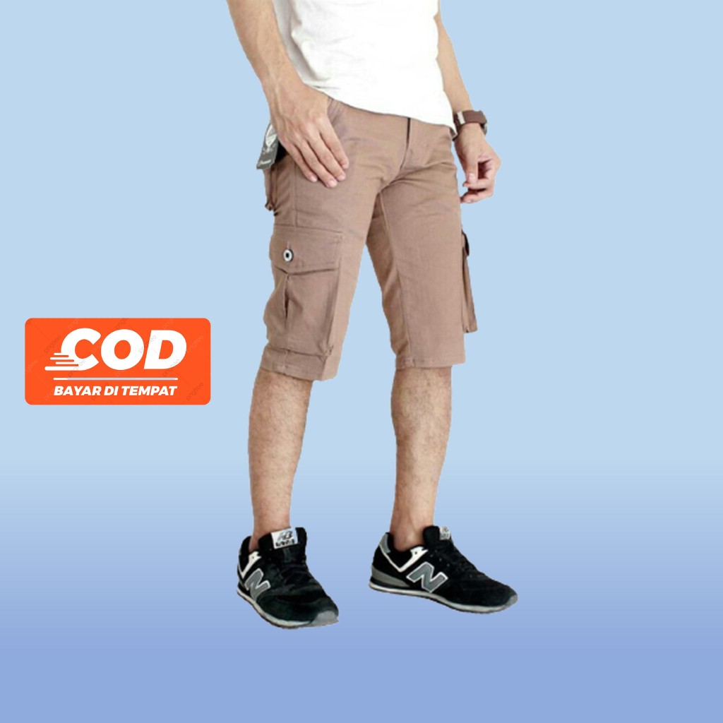Celana Pendek Pria  CELANA CARGO PENDEK CLANA KARGO TACTICAL PRIA COWO COWOK DEWASA PREMIUM PONGGOL 