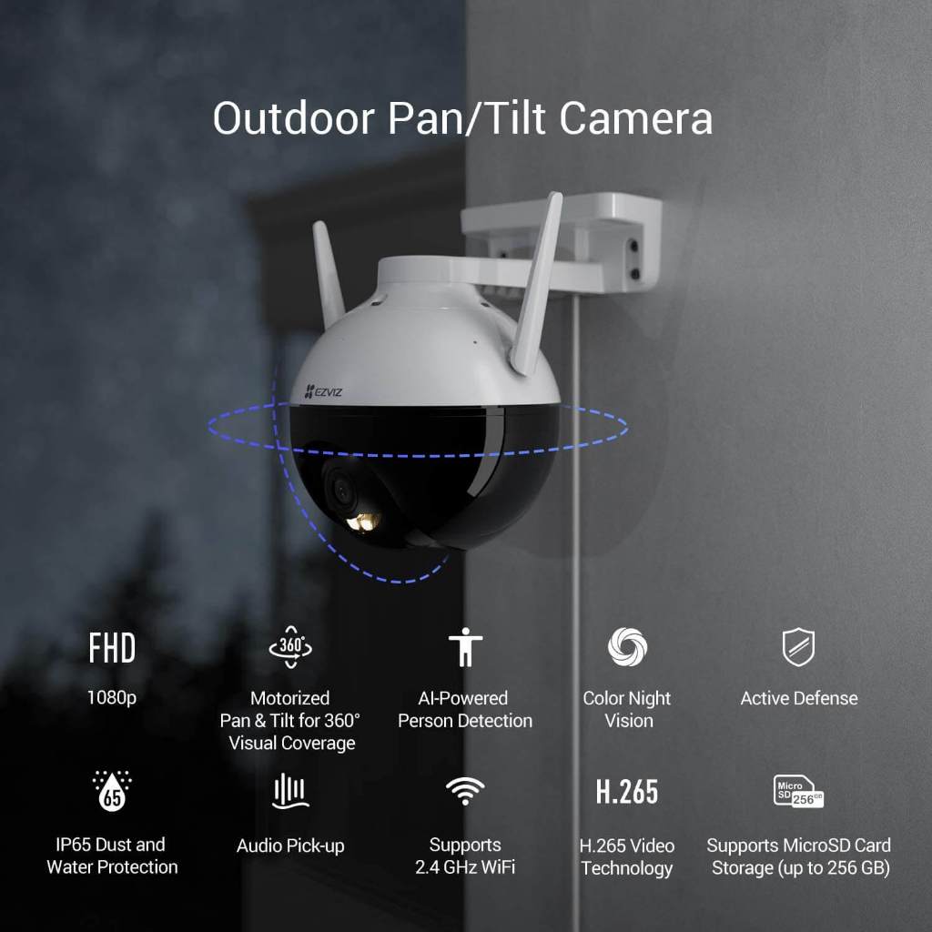 CAMERA WIFI EZVIZ C8C OUTDOOR