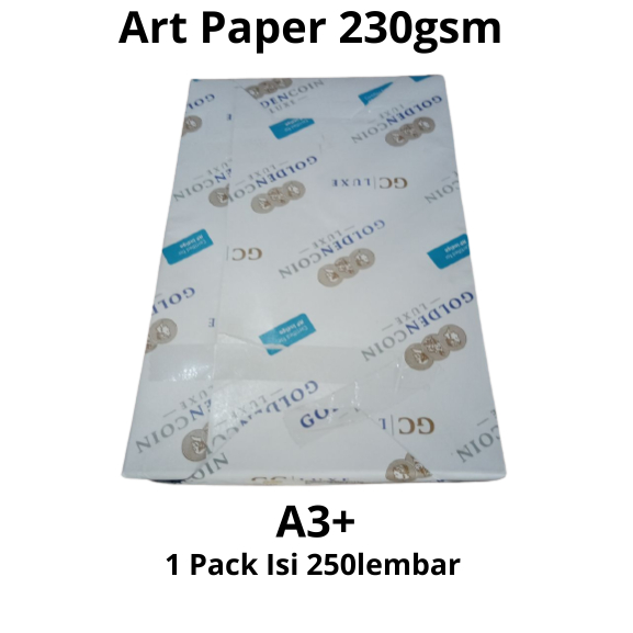 

Kertas Digital Printing 230gsm Art Paper atau Art Board A3+ (324x485mm) 1pack isi 250lembar