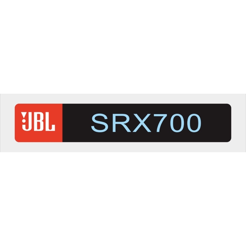 JBL SRX 700 10cm X 1,85cm,  label emblem