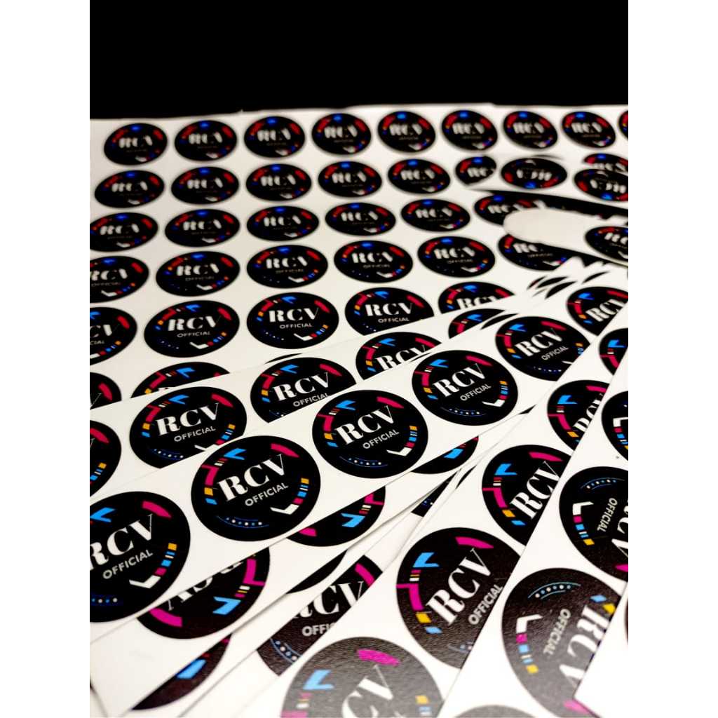 

sticker RCV isi 12 pcs V - 3 (6 pasang)