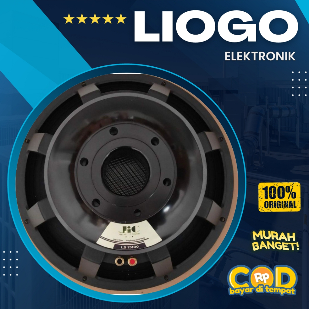 Speaker JIC 15 Inch JIC LS 15100 Premium Edition Subwoofer 15 Inch LS 15100