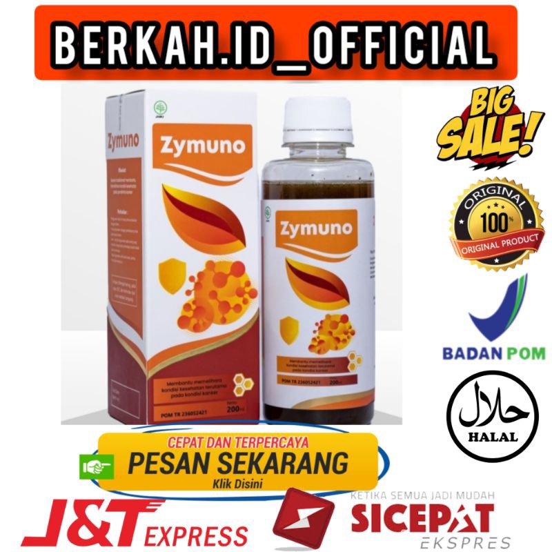 ZYMUNO ORIGINAL OFFICIAL - ZYMUNO MADU HERBAL TINGKATKAN DAYA TAHAN TUBUH BANTU PROSES PENYEMBUHAN K