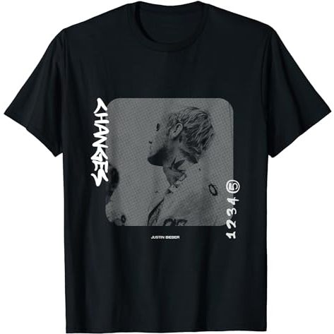 BAJU KAOS Justin Bieber Changes T-Shirt - Baju Justin Bieber - Kaos Justin Biber Tour