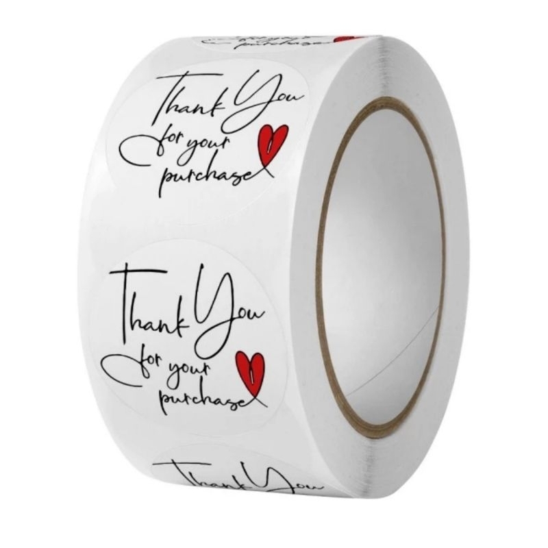 

STICKER LABEL THANK YOU