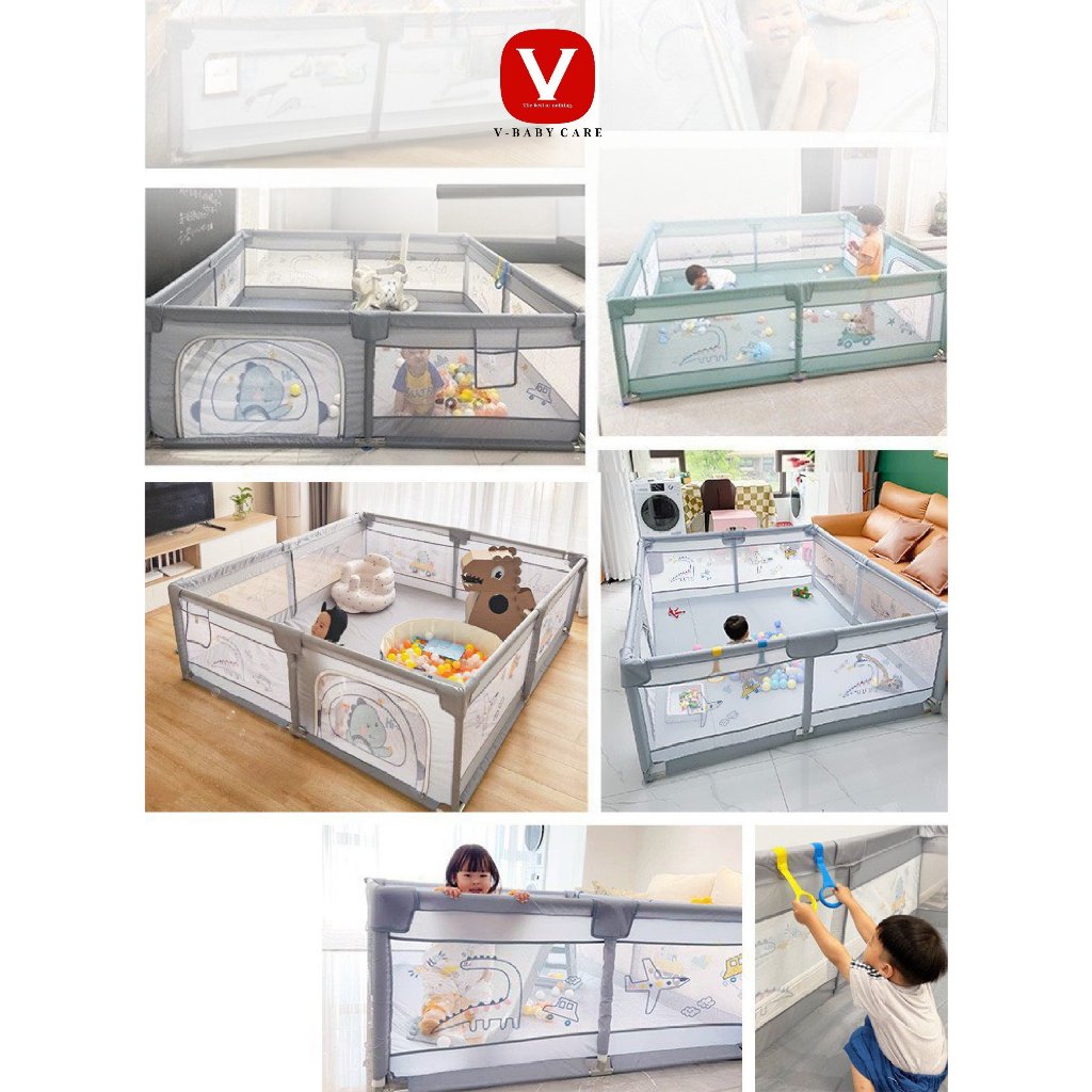 V-Baby Care-Pagar Mainan Anak/Pagar Anak/Tempat Bermain Anak/Pagar Bermain Dan Pagar Pengaman Anak