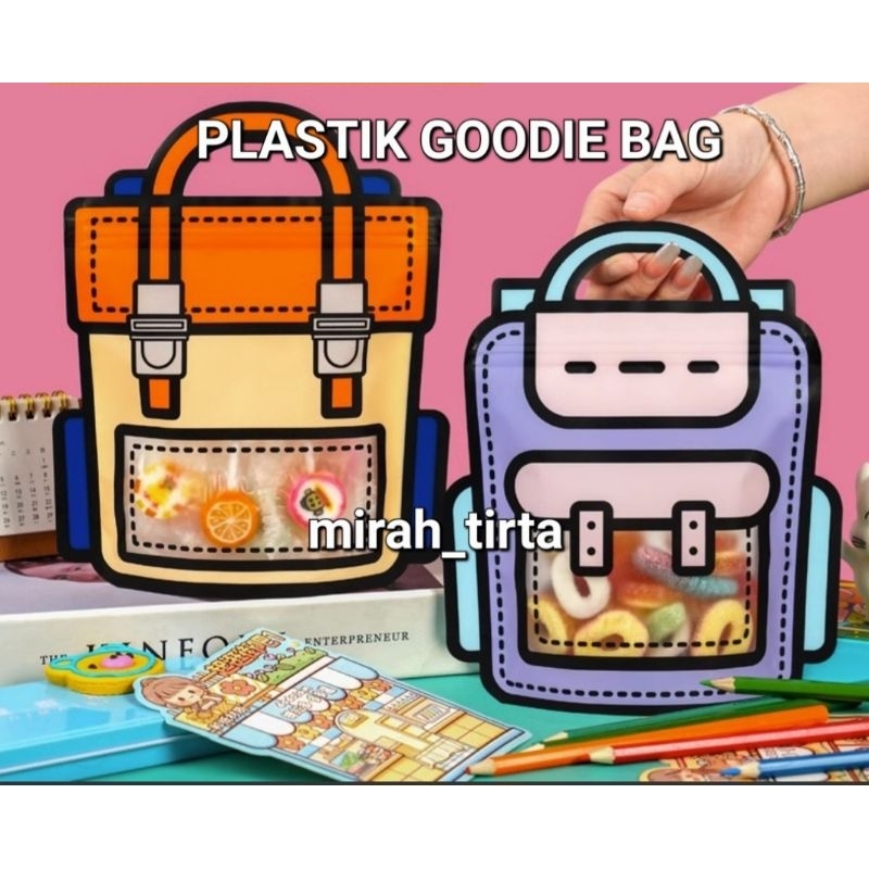 

10 pcs Plastik goodiebag. plastik goodie bag tas.plastik ulang tahun tas