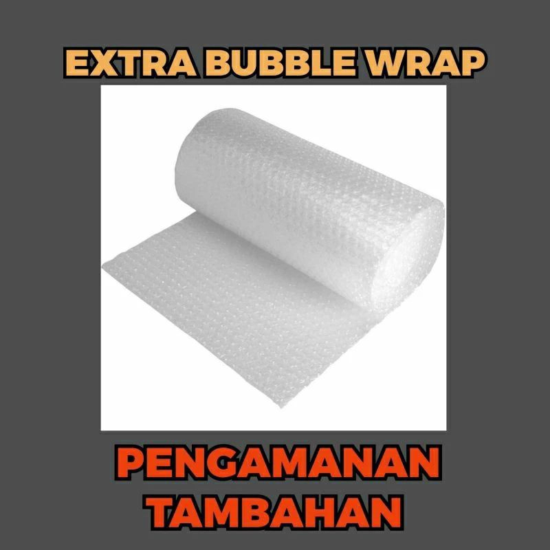 

Buble wrap packing tambahan untuk keamanan