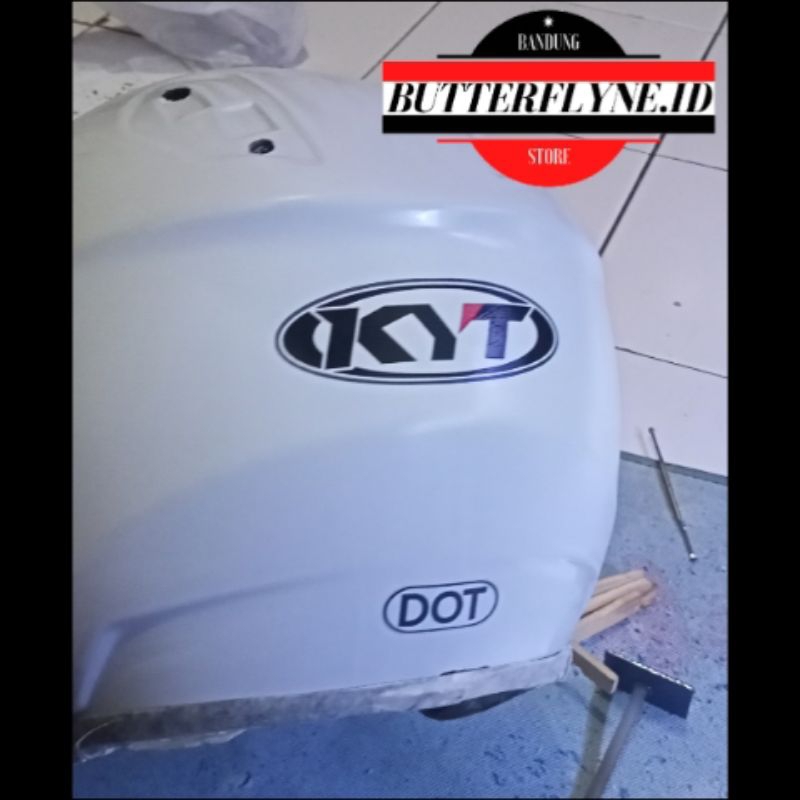 ID WATER DECAL LOGO HELM KYT BAHAN TRANSPARAN