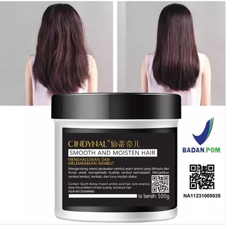 CINDYNAL Hair Mask Keratin Smoothing Repairs Hair Treatment Salon