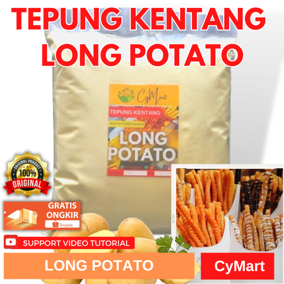 

Produk Tepung Kentang Potato Flakes @500 gr . (Khusus untuk LONG POTATO)