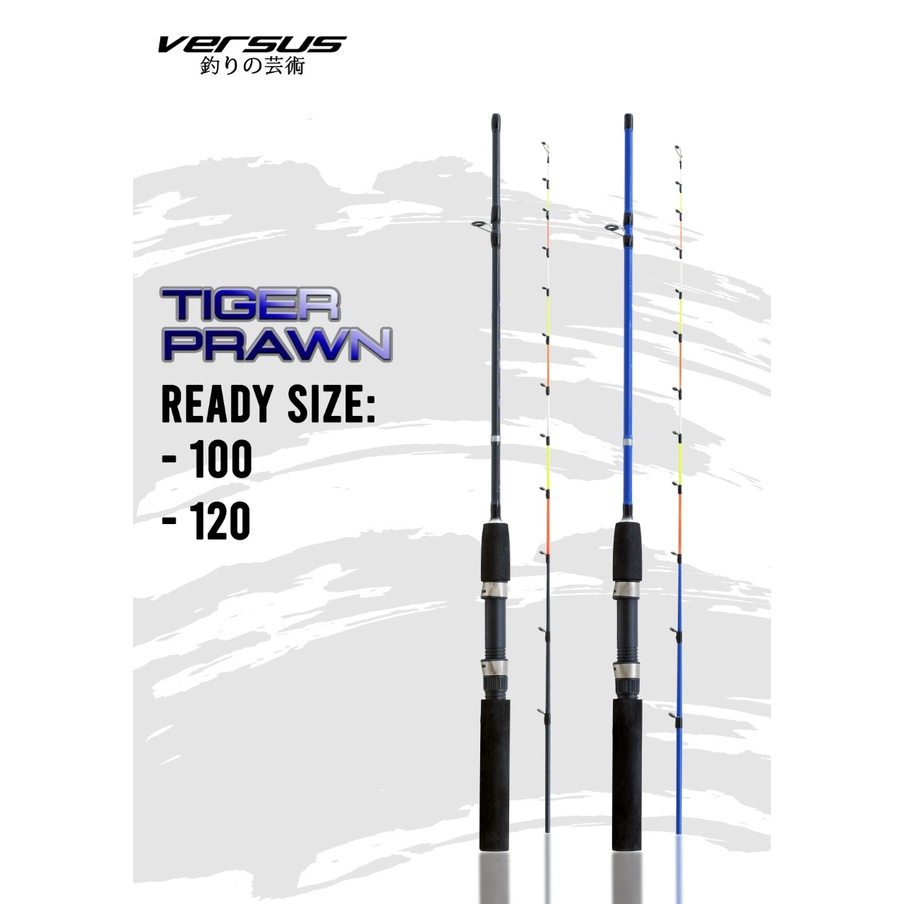 Joran Versus Tiger Prawn - Joran Udang Fiber Lentur