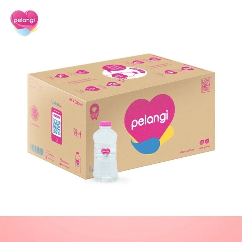 

Air Minum Pelangi 330ml Mineral Kemasan 24 Botol 1 Dus