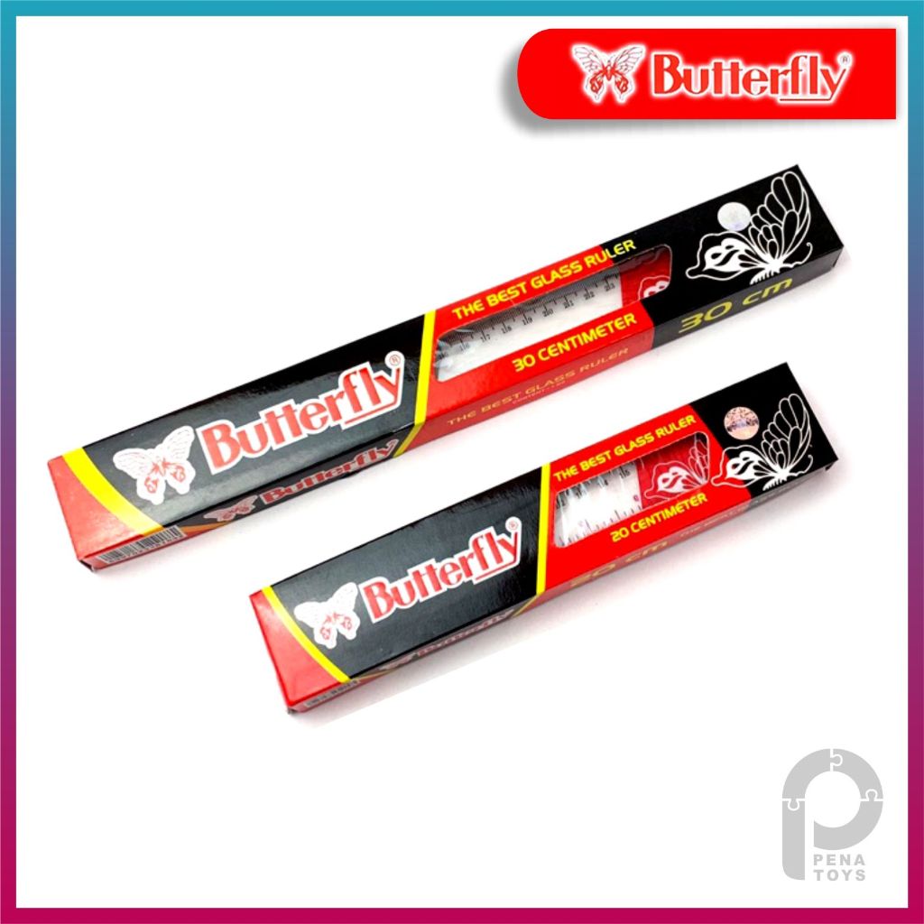 

Penggaris plastik Butterfly