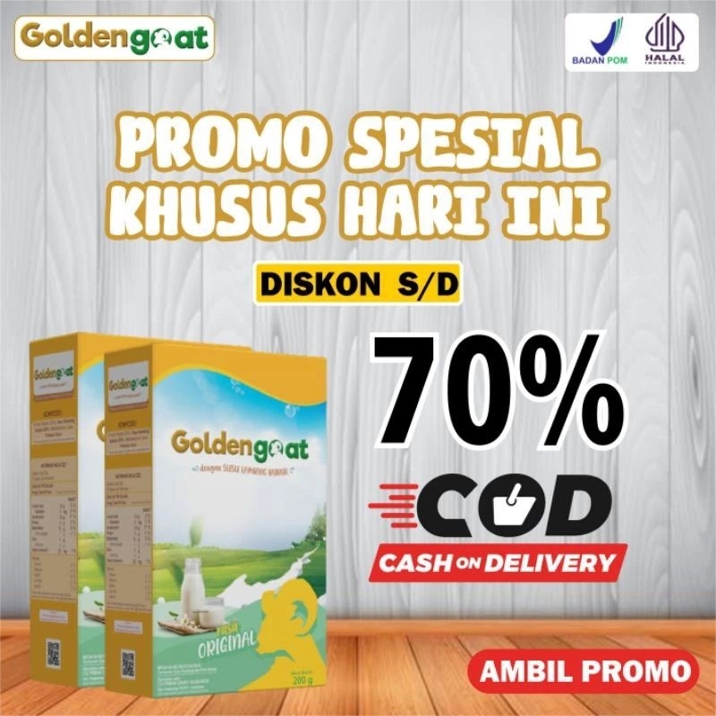 

Susu Kambing Etawa Golden Goat | 2 Box Paket Hemat