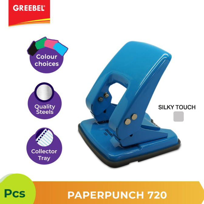 

✔FREE ONGKIR✅ Hole Punch Pembolong Kertas Greebel 720 - Tebal Kertas upto 3,6mm.