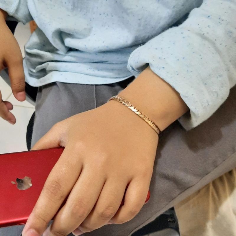 GELANG TITANIUM SISIK NAGA PRIA/WANITA