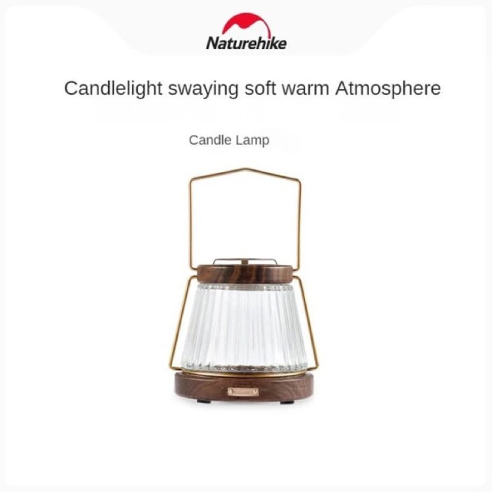 HOLDER TEMPAT LAMPU LILIN NATUREHIKE CNH22DQ018 GLAMPING LAMPU CAMPING LENTERA SENTER POLE HOLDER