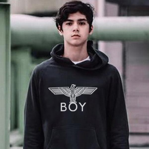 Jaket Hoodie Boy London Hoodie Jumper Bahan Cotton Fleece
